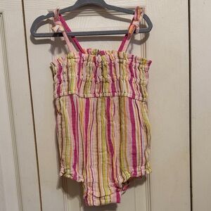 Striped Multicolor Romper